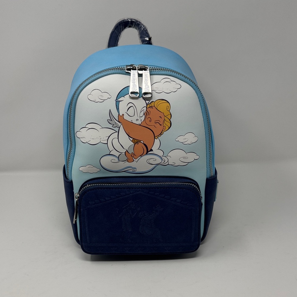 Loungefly Light Blue Cartoon Character Backpack